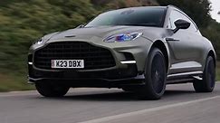 Aston Martin DBX707 in Titanium Grey Driving Video