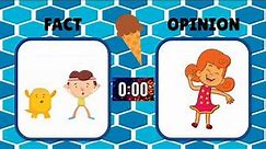 Fact or Opinion Fitness - A brain AWAKE activity