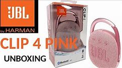 JBL CLIP 4 pink/ różowy unboxing/ rozpakowywanie speaker/ głośnik