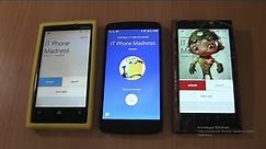 Incoming call&Outgoing call at the Same Time LG Google Nexus 5 + 2 Nokia Lumia