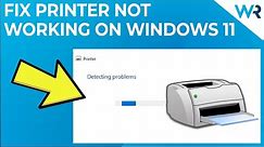 FIX: Printer not working on Windows 11