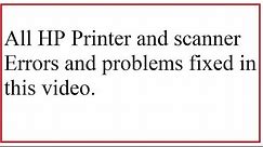 How to fix printing and scanning problems in HP| Fix printing issues | Fix scanning issues|HP print