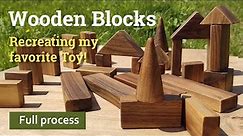How I made Children's Toy Wooden Blocks | Full DIY