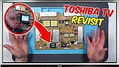 Trying (AGAIN) To FIX This Toshiba TV With NO POWER | Revisit