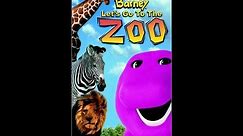 Barney: Let's Go To The Zoo 2001 VHS