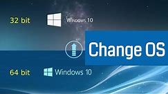 How to change Windows 10 64 bit to 32 bit | Boot / install Windows 10