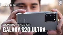 Samsung Galaxy S20 Ultra 5G camera hands-on and unboxing