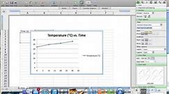 Plotting Temperature vs. Time Graph Using Excel
