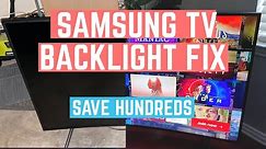 Replace Backlight LEDs on Samsung Curved 55” for $30 (UN55NU7300 / UN55NU7100 dim screen)