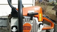 Repair of Stihl MS250 Chainsaw PARTIAL ENGINE REBUILD - Part 1 of 4