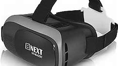 Bnext VR Headset Compatible with iPhone & Android - Headsets Universal Virtual Reality Goggles for Kids&Adults Your Best Mobile Games 360 Movies w/Soft Comfortable New 3D Glasses (Silver)