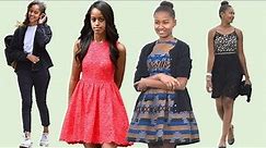 Malia and Sasha Obama's style evolution
