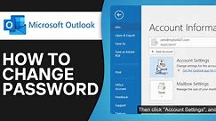 How To Change Outlook Password - Complete Tutorial