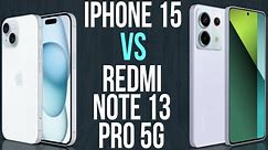 iPhone 15 vs Redmi Note 13 Pro 5G (Comparativo & Preços)