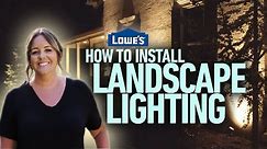 How to Install Landscape Lighting (w/ Monica from The Weekender)