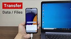 How to Transfer Data or Files from Android to Laptop or PC