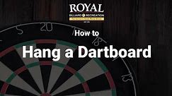 How to Hang a Dartboard – Bullseye height and throwline distance.