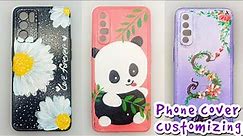 Mobile Back Cover Painting | DIY Mobile Cover Painting at Home | Mobile Cover Painting Idea