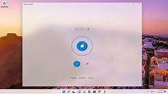 Windows 11 - How To Use Free Voice Recorder For Audio Recordings