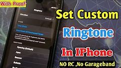 Set custom ringtones in any iphone without Pc and garage band. // #laddidhiman //
