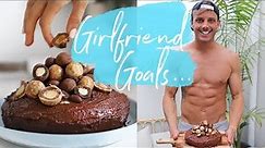 Part 1: Healthy Choc MUD CAKE! My Boyfriends SECRET Birthday Surprise!