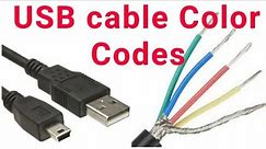 USB Cable Colour Code_How To Find In Data Cable Nagetive & Positive Wire_ Data Cable 4 Wire Problem