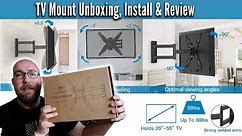 Perlesmith TV Wall Mount Unboxing, Install Tutorial, & Review