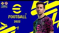 eFootball PES 2022 PPSSPP English Version New Update Kits Faces & Latest Transfers 2021/22