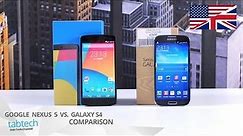 Google Nexus 5 vs. Samsung Galaxy S4 - comparison