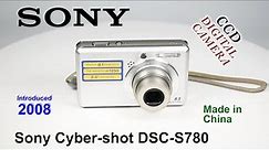 2008 Sony Cyber shot DSC-S780 - CCD Digital Camera