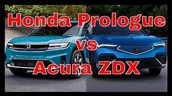 2024 Honda Prologue vs 2024 Acura ZDX (Side by Side Comparison)