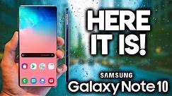 SAMSUNG GALAXY NOTE 10 - Full Specs Revealed!