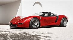 2021 Alfa Romeo 33 Stradale Visione 💕 One of The Most Celebrated Italian Cars of All Time