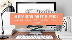 COMPUTER SKILLS TEST PRACTICE WITH ANSWERS - Call Center Written Exam, Computer Exam in Call Center