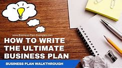 Business Plan Example | How To Write A Business Plan!