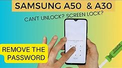 Samsung A50 A50S A30 A30S Unlock - Remove Password - Hard Reset