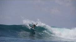 Sierra Kerr surfing Mentawaii's 2019 - 12 years old