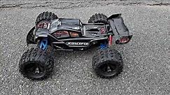Arrma Kraton 6s BLX with an 8s system first try!!!!