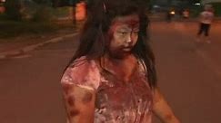 Zombie run: Brain-eating undead army in Philippines race