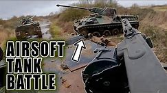 Using Tanks In The Most Epic Airsoft Battle Ever !!!
