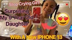 Surprising my 9 year old with a upgraded IPHONE 13 3 days before Christmas