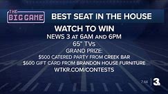 Watch to win a 65-inch TV for the Big Game