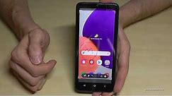 Samsung Galaxy A22 (4G/5G): How to take a screenshot/capture?