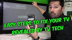 LED LCD TV REPAIR GUIDE: How to troubleshoot without meters or testers