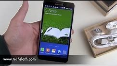 Samsung Galaxy Note 3 Setup and First Look