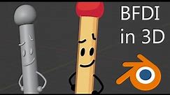 How to make BFDI/BFB characters in Blender 3D [Tutorial]