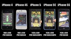 All the iPhones Running iOS 7 Speed Comparison