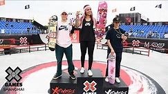 Women’s Skateboard Street Medal Runs | X Games Shanghai 2019