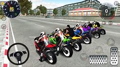Juego de Motos - Racing Extreme Speed Bikes stunts Driving #1 - Android / IOS gameplay FHD