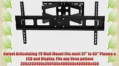 EZ Mounts - Extendable Full Motion Tilt/Swivel TV Wall Mount Bracket For/Fit 37-63 LCD LED - video Dailymotion